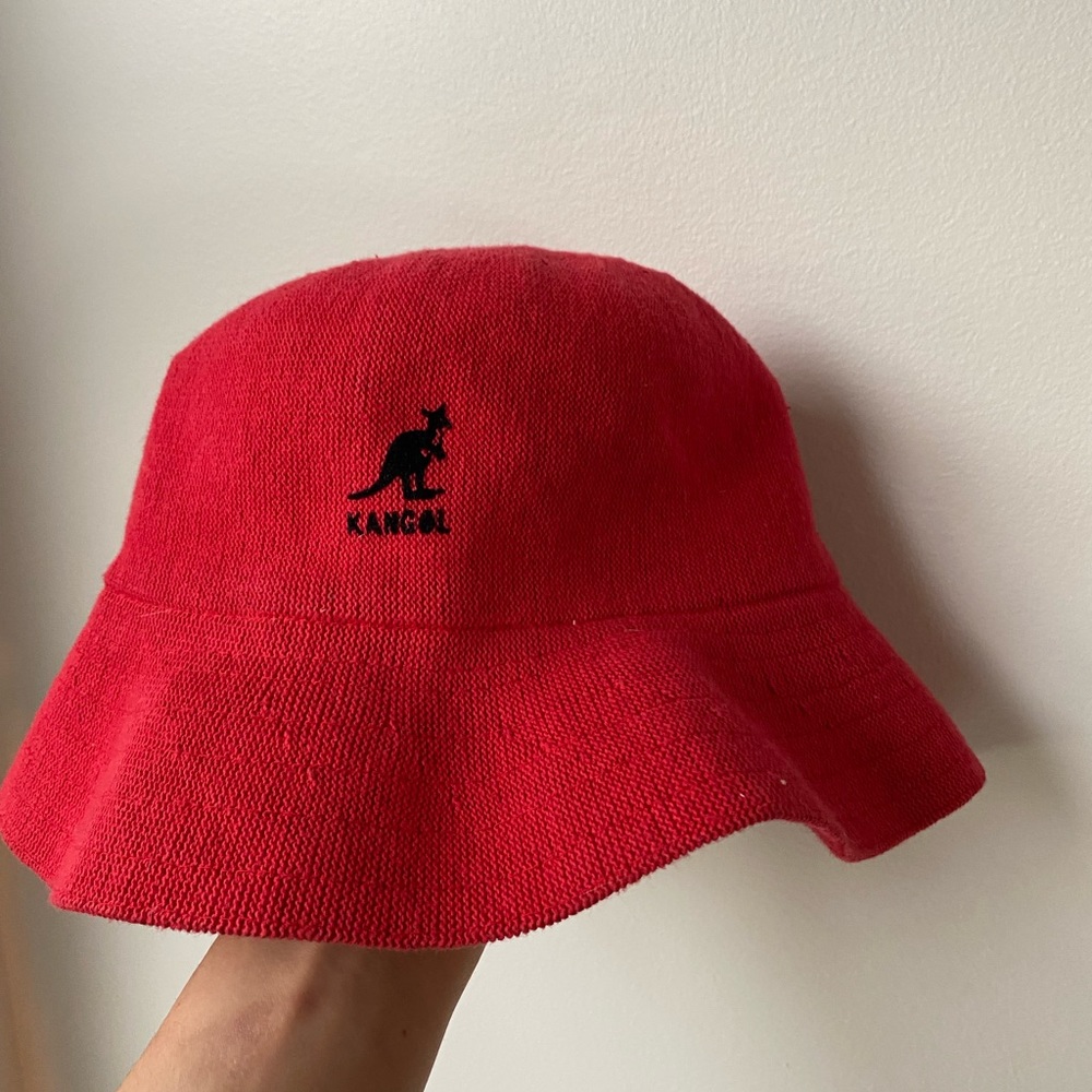 Vintage knit kangol hat - cotton
